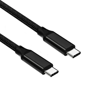 Vszerda USB C to C Cable, 3.2 Gen 2 USB-C Cable 10ft - 4K UHD 20Gbps 100W PD Fast Charging Cable for MacBook Pro, for iPad Pro, Nylon Braided, Black. Vszerda USB C to C Cable, 3.2 Gen 2 USB-C Cable 10ft - 4K UHD 20Gbps 100W PD Fast Charging Cable for MacBook Pro, for iPad Pro, Nylon Braided, Black.