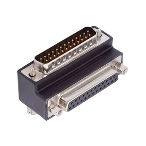 Vszerda DSUB Parallel LPT AES/EBU DB25pin Male Nut to Female Screw Extension Adapter DB Connector Down 90 Degree Angled Vszerda DSUB Parallel LPT AES/EBU DB25pin Male Nut to Female Screw Extension Adapter DB Connector Down 90 Degree Angled