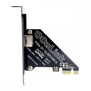 Vszerda PCI-Express 4.0 PCIE 1x to Oculink SFF-8612 SFF-8611 Host Card for U.2 SSD eGPU External Graphics Card Dock Vszerda PCI-Express 4.0 PCIE 1x to Oculink SFF-8612 SFF-8611 Host Card for U.2 SSD eGPU External Graphics Card Dock