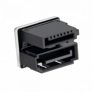 Vszerda Single SATA 7Pin Female to 7Pin Male 360 Degree Angled Adapter for Desktops SSD HDD Mainboard Motherboard Vszerda Single SATA 7Pin Female to 7Pin Male 360 Degree Angled Adapter for Desktops SSD HDD Mainboard Motherboard