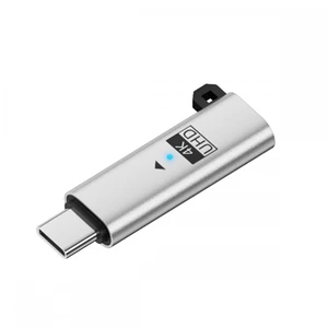 Vszerda Silver Virtual Display Adapter USB4.0 USB5.0 Type-C USB-C DDC EDID Dummy Plug Headless Ghost Display Emulator 4K@60Hz Compatible with Thunderbolt3/4/5 Vszerda Silver Virtual Display Adapter USB4.0 USB5.0 Type-C USB-C DDC EDID Dummy Plug Headless Ghost Display Emulator 4K@60Hz Compatible with Thunderbolt3/4/5