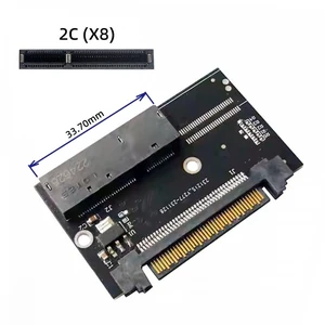 Vszerda U.2 SFF-8639 Host Adapter to NVMe Ruler 1U GEN-Z EDSFF 2C 8X Short SSD PM983 E1.L Carrier Adapter Vszerda U.2 SFF-8639 Host Adapter to NVMe Ruler 1U GEN-Z EDSFF 2C 8X Short SSD PM983 E1.L Carrier Adapter