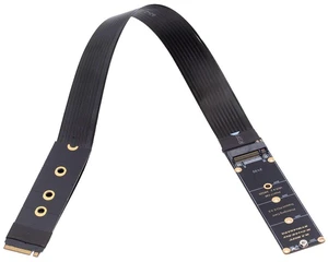 Vszerda NGFF M-Key NVME Male to Female Extension PCI Express Cable 30cm PCI-E 4.0 for Mainboard SSD 2230/2242/2260/2280 Vszerda NGFF M-Key NVME Male to Female Extension PCI Express Cable 30cm PCI-E 4.0 for Mainboard SSD 2230/2242/2260/2280