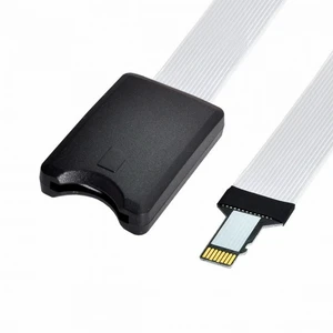 Vszerda Micro-SD TF Memory Card Kit Male to SD Female Extension Soft Flat FPC Cable Extender 25cm Vszerda Micro-SD TF Memory Card Kit Male to SD Female Extension Soft Flat FPC Cable Extender 25cm