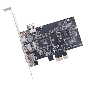 Vszerda PCI-E 1X 4X 16X to Firewire 400 Capture Card IEEE 1394a PCI Express 4 Ports Card 6Pin and 4Pin IEEE-1394 400Mbps Adapter for Windows Mac Os Linux Vszerda PCI-E 1X 4X 16X to Firewire 400 Capture Card IEEE 1394a PCI Express 4 Ports Card 6Pin and 4Pin IEEE-1394 400Mbps Adapter for Windows Mac Os Linux