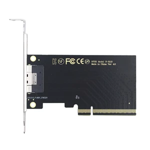 Vszerda External Slimline SFF-8654 8X 74Pin to PCIE Express 3.0 PCIE4.0 Raid Card VROC Raid0 Hyper Adapter Vszerda External Slimline SFF-8654 8X 74Pin to PCIE Express 3.0 PCIE4.0 Raid Card VROC Raid0 Hyper Adapter