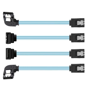 Vszerda 4pcs/lot 90 Degree Angled Type Internal 4-SATA Host to 4SATA 7pin Target Disk 6Gbps Data Server Cable 25cm Vszerda 4pcs/lot 90 Degree Angled Type Internal 4-SATA Host to 4SATA 7pin Target Disk 6Gbps Data Server Cable 25cm