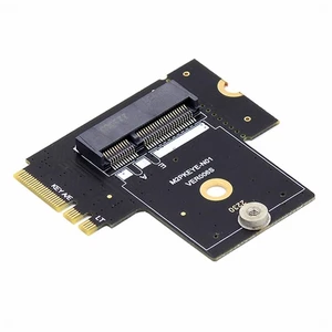 Vszerda NGFF Key A+E PCI Express Male to Female Right Angled 90 Degree Low Profile Adapter Extension Card Riser Vszerda NGFF Key A+E PCI Express Male to Female Right Angled 90 Degree Low Profile Adapter Extension Card Riser