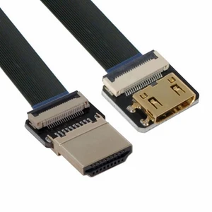 Vszerda CYFPV HDMI Male to Mini HDMI Female Extension FPC Flat Cable 1080P for FPV HDTV Multicopter Aerial Photography (0.1M) Vszerda CYFPV HDMI Male to Mini HDMI Female Extension FPC Flat Cable 1080P for FPV HDTV Multicopter Aerial Photography (0.1M)