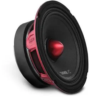 PRO-X6.4BM 6.5 Mid-Range Loudspeaker with Bullet 250 Watts RMS, 500 Watts Max Power, 4-Ohm - 6.5 inch Car Speakers for Pro Audio Builds