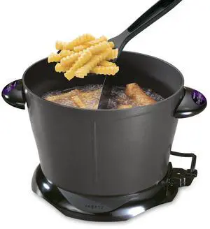 05450 DualDaddy Electric Deep Fryer, Black