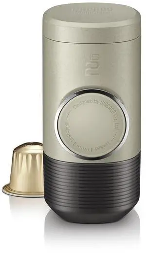 Minipresso NS2, Portable Espresso Maker Compatible with NS Original Capsules and Compatibles, Manually Operated, 18 Bar Small Handheld Coffee Machine for Travel, Camping Minipresso NS2, Portable Espresso Maker Compatible with NS Original Capsules and Compatibles, Manually Operated, 18 Bar Small Handheld Coffee Machine for Travel, Camping