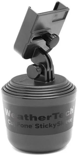 CupFone, Universal Cup Holder Phone Mount for Cars Adjustable & Secure Fit with Open Access for Charging Compatible with iPhone, Android - Metal Knobs, Black CupFone, Universal Cup Holder Phone Mount for Cars Adjustable & Secure Fit with Open Access for Charging Compatible with iPhone, Android - Metal Knobs, Black