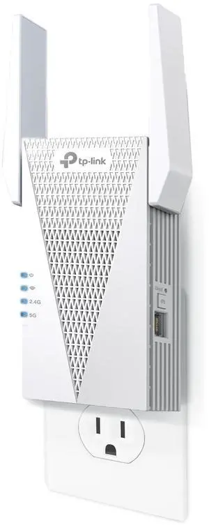 RE615X AX1800 WiFi 6 Range Extender w/Ethernet Port | 1.8G Dual-Band Wireless Repeater Amplifier | Up to 2100 Sq. Ft., 64 Devices | Internet Signal Booster | APP Setup | EasyMesh Compatible