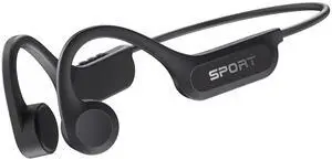 Bone Conduction Headphones, 2025 Upgrade Open Ear Bluetooth 5.4 Headphones with Mic, 10Hrs Playtime Bone Conduction Earbuds, IP56 Waterproof Earphones for Workout, Hiking