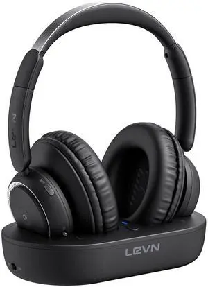 Wireless Headphones for TV Watching, TV Headphones Wireless for Seniors with Transmitter Charging Base, Hearing-impaired, No Audio Delay Blutooth 5.2, Plug and Play, Gifts for Elderly