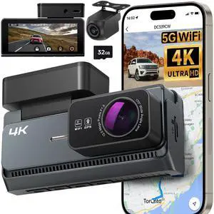 Dash Cam Front and Rear4K Dual Channel Dash Camera for Cars3.39 IPS ScreenBuilt-in Wi-Fi GPSG-SensorIncluded 32GB Card,Night Vision170° Wide Angle24H Parking Mode Dash Cam Front and Rear4K Dual Channel Dash Camera for Cars3.39 IPS ScreenBuilt-in Wi-Fi GPSG-SensorIncluded 32GB Card,Night Vision170° Wide Angle24H Parking Mode