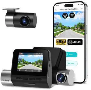 2.7K Dash Cam Front and Rear A500S, Dual Dash Camera for Cars, Dashcam with APP, Sony IMX335, ADAS, Built-in WiFi GPS, 2'' IPS Screen, WDR, Night Vision, 24/7 Parking Mode, Loop Recording 2.7K Dash Cam Front and Rear A500S, Dual Dash Camera for Cars, Dashcam with APP, Sony IMX335, ADAS, Built-in WiFi GPS, 2'' IPS Screen, WDR, Night Vision, 24/7 Parking Mode, Loop Recording