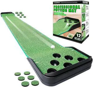 Golf Putting Green Indoor - Advanced Guides Golf Putting Mat - Enhance Putting Accuracy and Challenge Golf Putting Green Indoor - Advanced Guides Golf Putting Mat - Enhance Putting Accuracy and Challenge