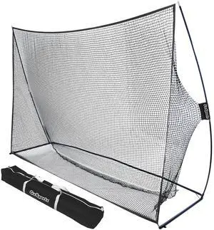10 ft x 7 ft Golf Practice Hitting Net - Personal Driving Range for Indoor or Outdoor Use - Black 10 ft x 7 ft Golf Practice Hitting Net - Personal Driving Range for Indoor or Outdoor Use - Black