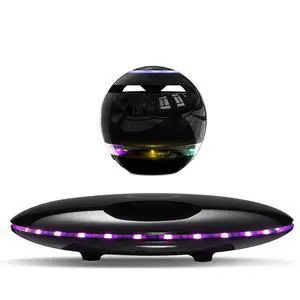 Magnetic Levitating Speaker Bluetooth 4.0 LED Flash Wireless Floating Speakers with Microphone and Touch Buttons (Black) Magnetic Levitating Speaker Bluetooth 4.0 LED Flash Wireless Floating Speakers with Microphone and Touch Buttons (Black)