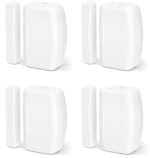 Zigbee Contact Sensor 4 Pack, Door and Window Monitor, Home Automation,Works with Home Assistant,SmartThings,Aeotec,Homey,Hubitat or Echo Devices with Build-in Zigbee Hub,hub Required Zigbee Contact Sensor 4 Pack, Door and Window Monitor, Home Automation,Works with Home Assistant,SmartThings,Aeotec,Homey,Hubitat or Echo Devices with Build-in Zigbee Hub,hub Required
