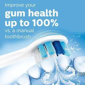 ProtectiveClean 5100 Rechargeable Electric Toothbrush, with Pressure Sensor, 3 Cleaning Modes, SmarTimer and QuadPacer, 14-Day Battery Life, Travel Case, Black, Model HX6850/60 ProtectiveClean 5100 Rechargeable Electric Toothbrush, with Pressure Sensor, 3 Cleaning Modes, SmarTimer and QuadPacer, 14-Day Battery Life, Travel Case, Black, Model HX6850/60