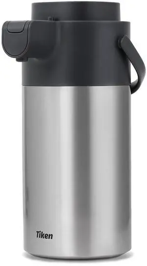 Airpot Coffee Dispenser with Pump - Coffee Carafes for Keeping Hot - Beverage Dispenser - 135oz/4L Thermal Coffee Carafe for Hot Liquids - Stainless Steel Insulated Coffee Thermos Carafe Airpot Coffee Dispenser with Pump - Coffee Carafes for Keeping Hot - Beverage Dispenser - 135oz/4L Thermal Coffee Carafe for Hot Liquids - Stainless Steel Insulated Coffee Thermos Carafe