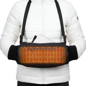 Heated Hand Warmers Pouch with 10000mAh Rechargeable Battery Electric Heated Hand Muff for Football Golf Concert White Elephant Gifts Heated Pocket for Women Men