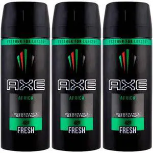 Axe Africa Deodorant Spray 150 ml (3-Pack) Axe Africa Deodorant Spray 150 ml (3-Pack)