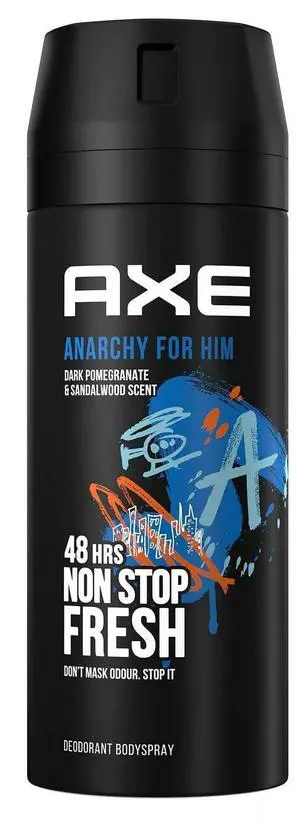Axe Deodorant Body Spray, Anarchy, 5.07 oz (1-Pack) Axe Deodorant Body Spray, Anarchy, 5.07 oz (1-Pack)