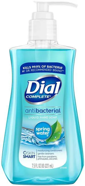 Dial Antibacterial Liquid Hand Soap Spring Water 7.5 oz (3-Pack) Dial Antibacterial Liquid Hand Soap Spring Water 7.5 oz (3-Pack)