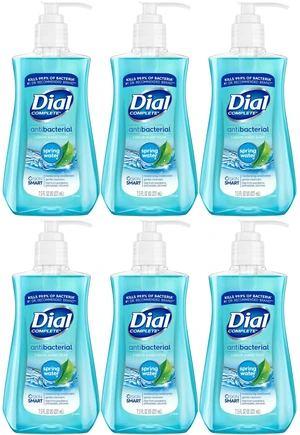 Dial Antibacterial Liquid Hand Soap Spring Water 7.5 oz (6-Pack) Dial Antibacterial Liquid Hand Soap Spring Water 7.5 oz (6-Pack)