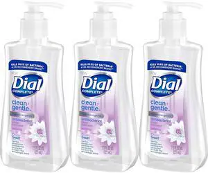 Dial Complete Clean + Gentle Antibacterial Liquid Hand Soap, Waterlily, 7.5 fl oz (3-Pack) Dial Complete Clean + Gentle Antibacterial Liquid Hand Soap, Waterlily, 7.5 fl oz (3-Pack)