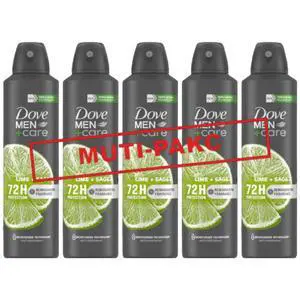 Dove Men Antiperspirant Spray Lime & Sage 150 ml 5 PACK Dove Men Antiperspirant Spray Lime & Sage 150 ml 5 PACK
