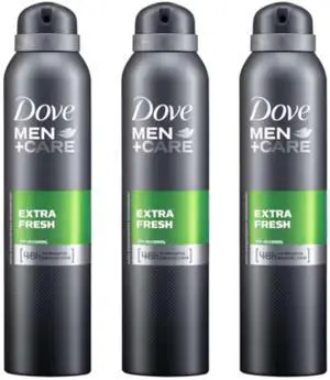 Dove Men+Care Extra Fresh Antiperspirant Dry Spray, 150 ml (3-Pack) Dove Men+Care Extra Fresh Antiperspirant Dry Spray, 150 ml (3-Pack)