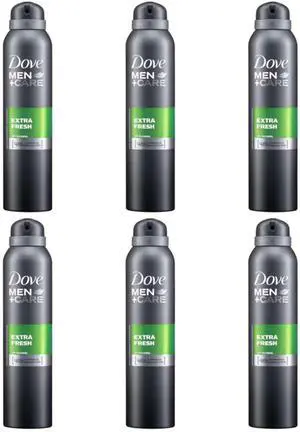 Dove Men+Care Extra Fresh Antiperspirant Dry Spray, 150 ml (6-Pack) Dove Men+Care Extra Fresh Antiperspirant Dry Spray, 150 ml (6-Pack)