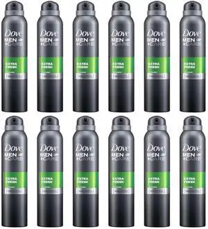 Dove Men+Care Extra Fresh Antiperspirant Dry Spray, 150 ml (12-Pack) Dove Men+Care Extra Fresh Antiperspirant Dry Spray, 150 ml (12-Pack)