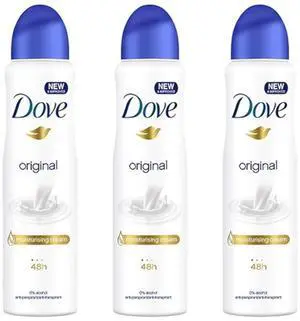 Dove Original Moisturising Cream Antiperspirant, 150 ml (3-Pack) Dove Original Moisturising Cream Antiperspirant, 150 ml (3-Pack)