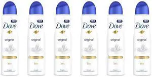 Dove Original Moisturising Cream Antiperspirant, 150 ml (6-Pack) Dove Original Moisturising Cream Antiperspirant, 150 ml (6-Pack)