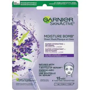 Garnier Face Mask Lavender (1-Pack) Garnier Face Mask Lavender (1-Pack)