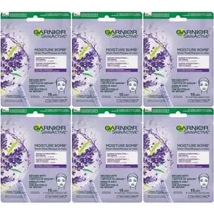 Garnier Face Mask Lavender (6-Pack) Garnier Face Mask Lavender (6-Pack)