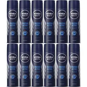 Nivea Fresh Active Body Spray 150 ml (12-Pack) Nivea Fresh Active Body Spray 150 ml (12-Pack)
