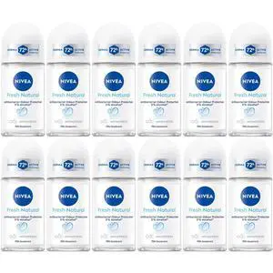 Nivea Fresh Natural Roll-On Antiperspirant Deodorant for Women 50 mL (12-Pack) Nivea Fresh Natural Roll-On Antiperspirant Deodorant for Women 50 mL (12-Pack)