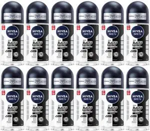 Nivea Men Black & White Original Roll On Deodorant 50 ml (12-Pack) Nivea Men Black & White Original Roll On Deodorant 50 ml (12-Pack)