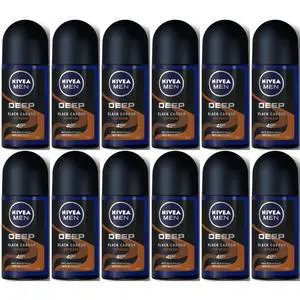 Nivea Men Deep Espresso Roll On Deodorant 50 ml (12-Pack) Nivea Men Deep Espresso Roll On Deodorant 50 ml (12-Pack)