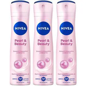 Nivea Pearl & Beauty Spray 150 ml (3-Pack) Nivea Pearl & Beauty Spray 150 ml (3-Pack)