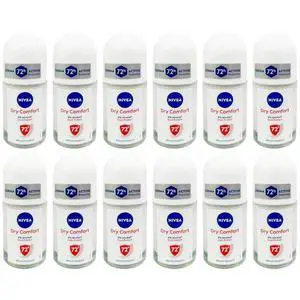 Nivea Roll On Dry Comfort 25 ml (12-Pack) Nivea Roll On Dry Comfort 25 ml (12-Pack)