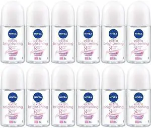 Nivea Roll On Extra Brightening 25 ml (12-Pack) Nivea Roll On Extra Brightening 25 ml (12-Pack)