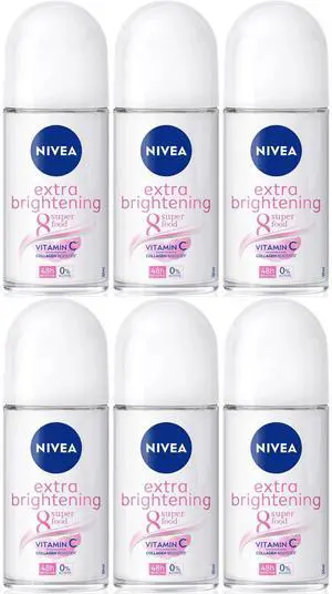 Nivea Roll On Extra Brightening 50 ml (6-Pack) Nivea Roll On Extra Brightening 50 ml (6-Pack)